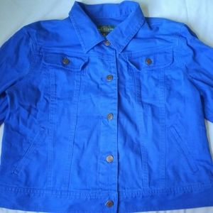 Brand New Ralph Lauren jean jacket in Esquire blue